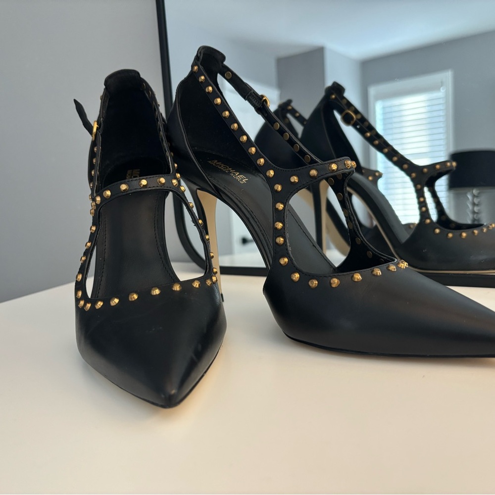 Michael Kors Studded Black Heels